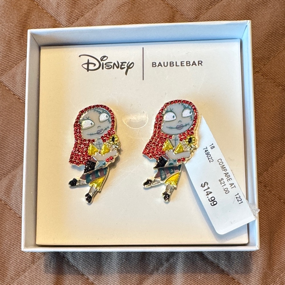Disney Baublebar Character Earrings - The Nightmare Before Christmas - Sally
